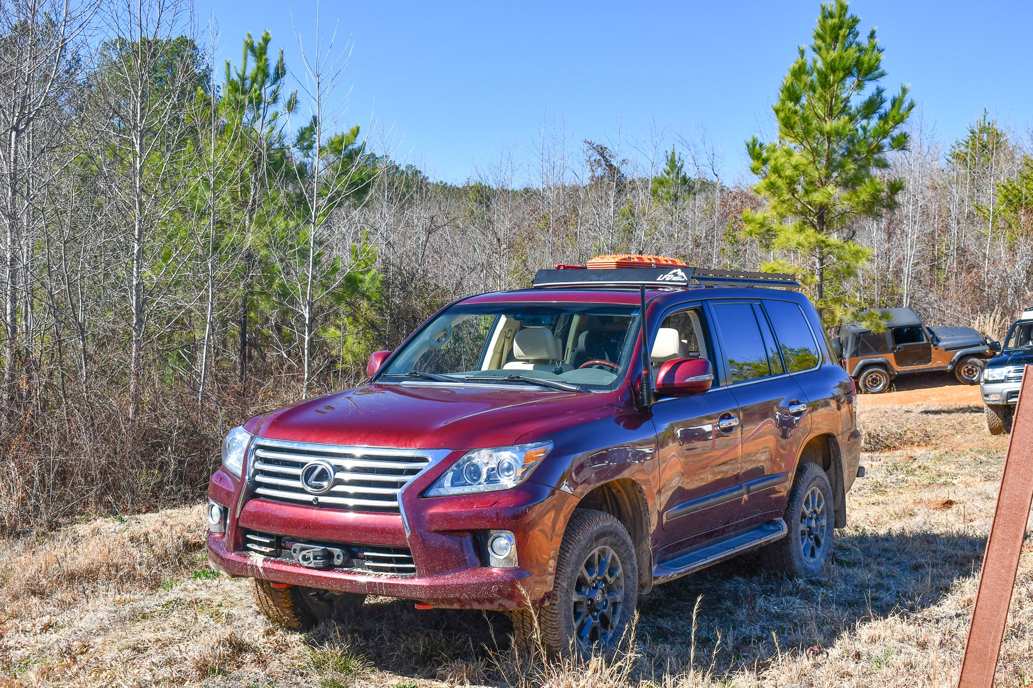 3/4 Stainless Steel Roof Rack - LX570 - Image 3