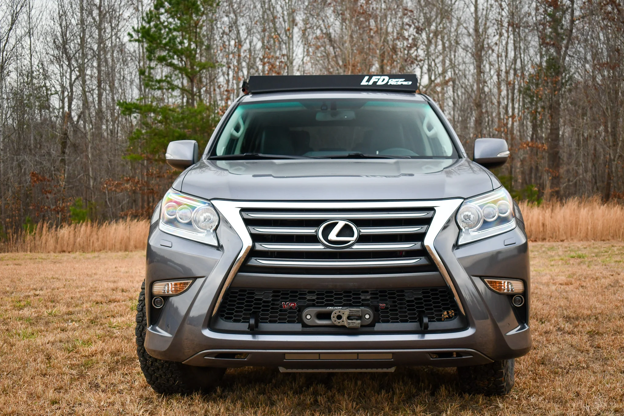 Adjustable Hidden Winch Mount with Recovery Points - GX460 - Image 16