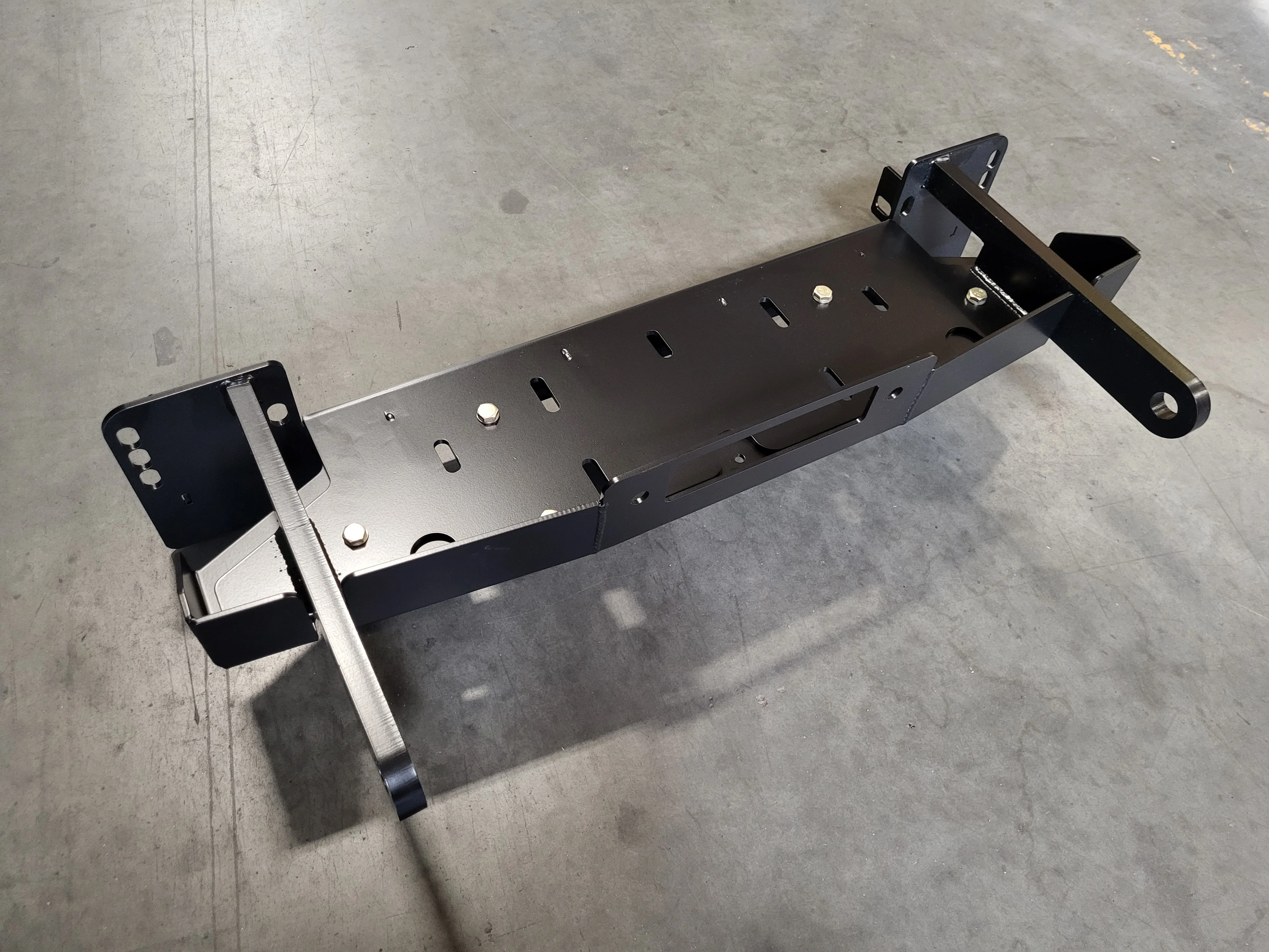 Adjustable Hidden Winch Mount with Recovery Points - GX460 - Image 3