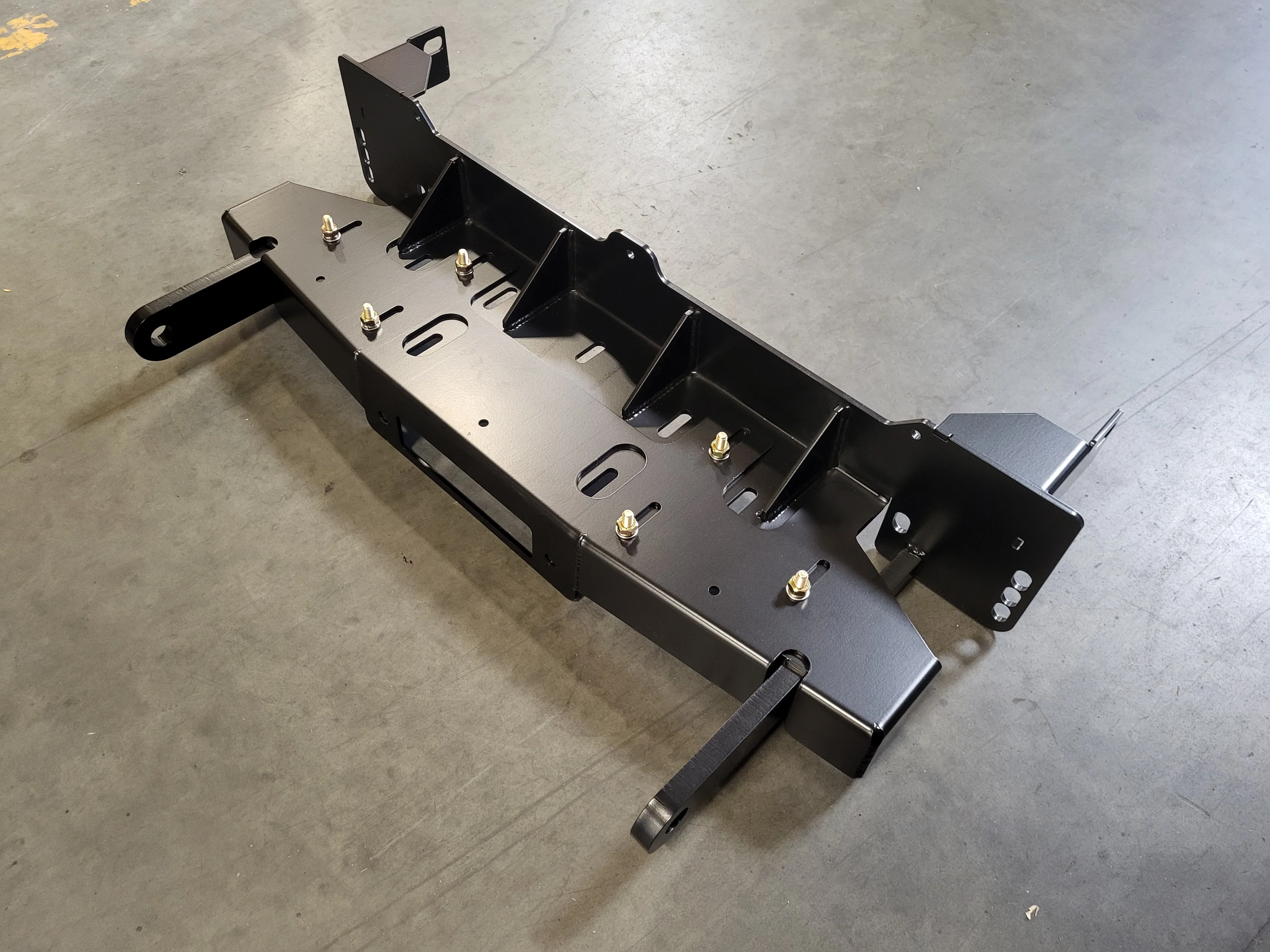 Adjustable Hidden Winch Mount with Recovery Points - GX460 - Image 5