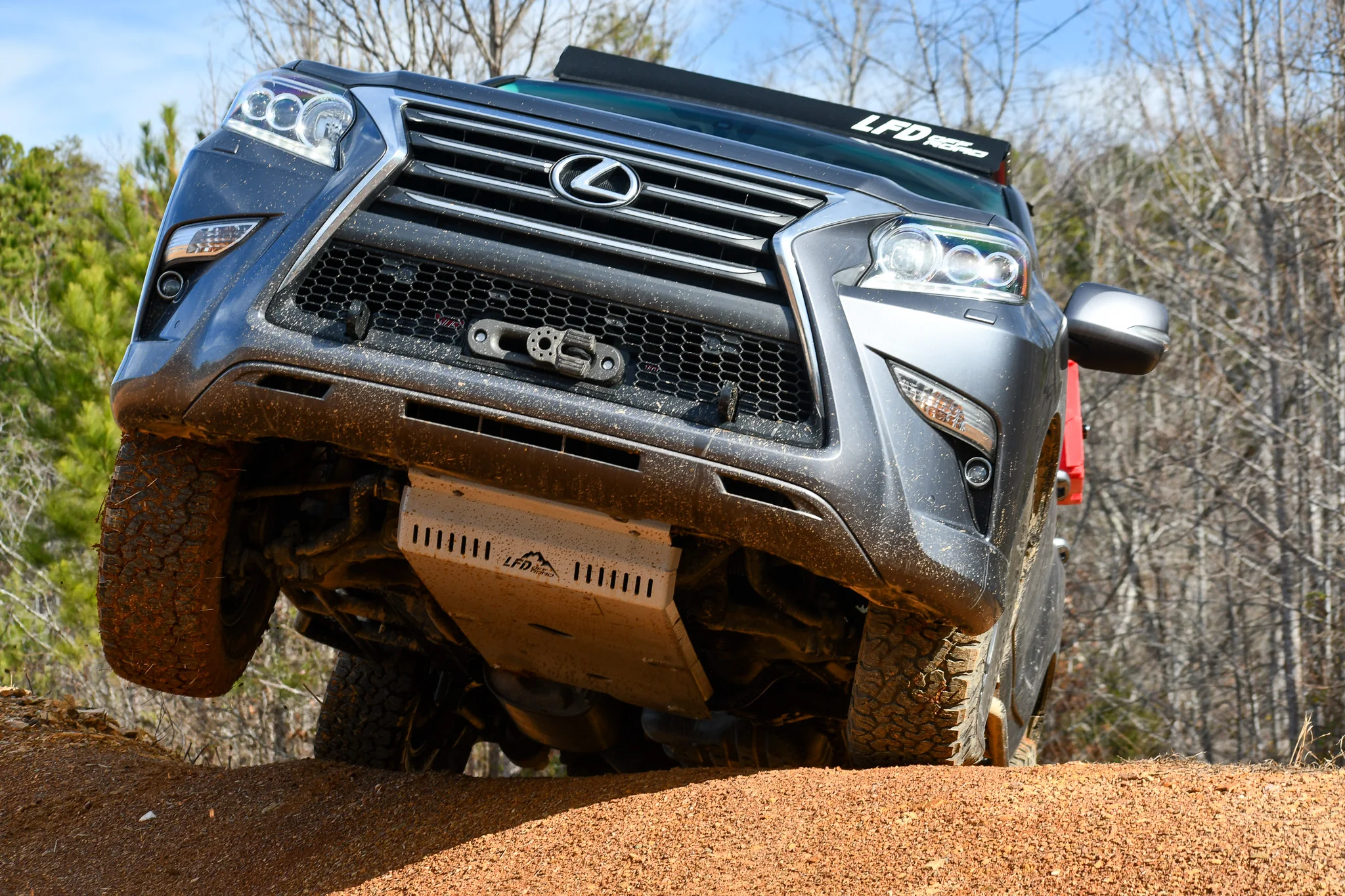 Adjustable Hidden Winch Mount with Recovery Points - GX460 - Image 8