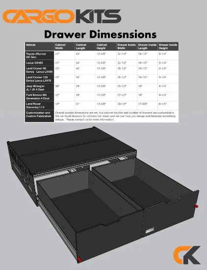 CargoKits Double Bin Drawer System - Universal - Image 7