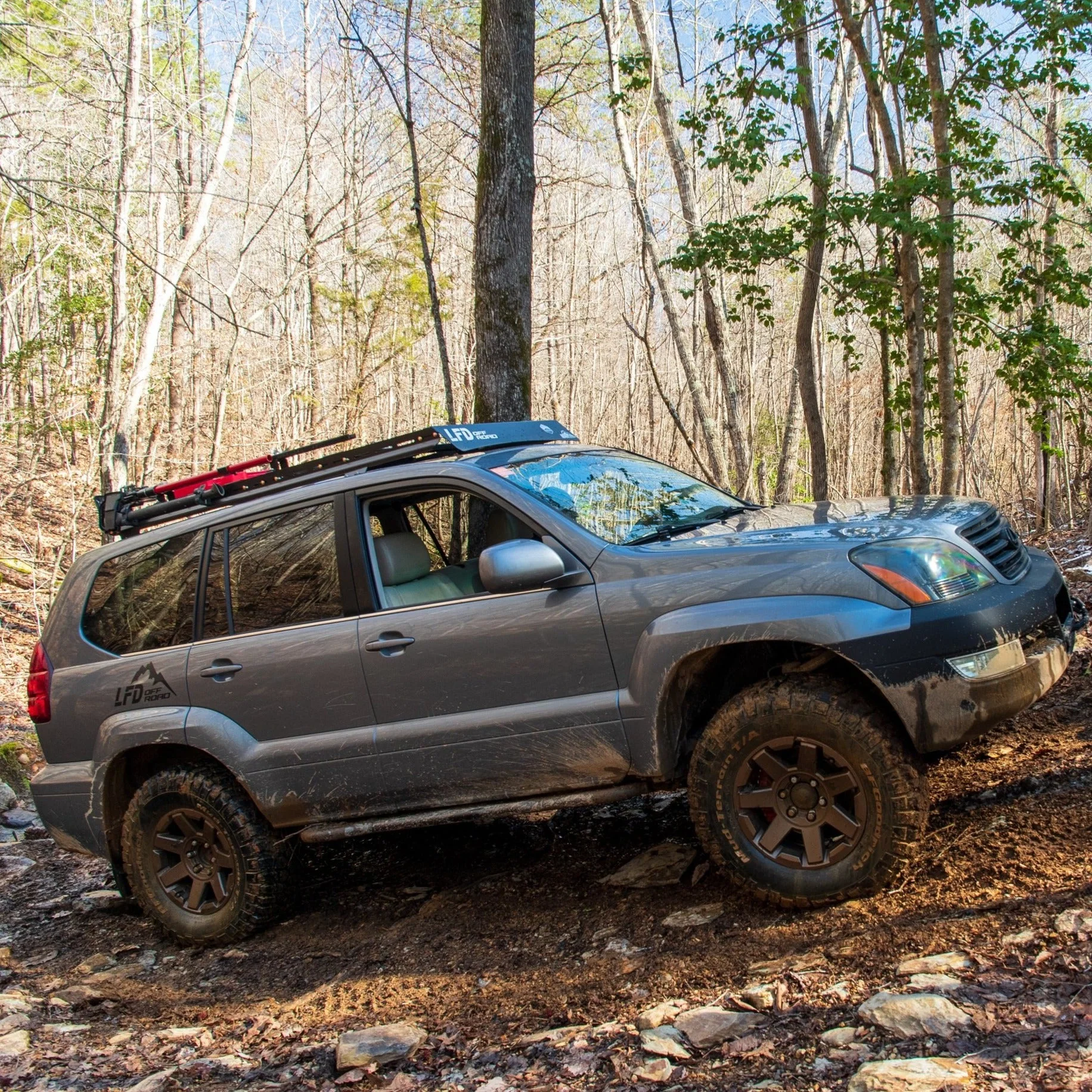 Full Rack Side Rails and Fairing - GX470 - Image 4