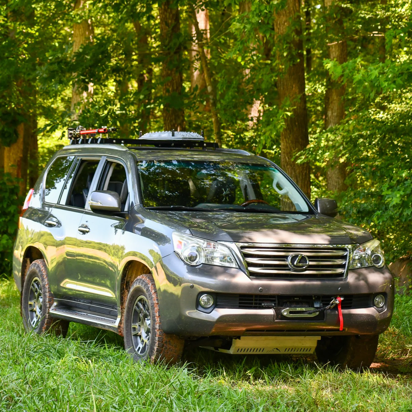 Adjustable Hidden Winch Mount - GX460 - Image 4